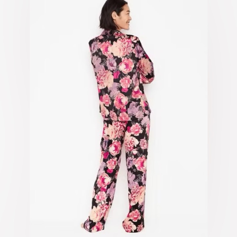 Victoria's Secret Pink and Purple Floral Soft Pajamas NWOT - Picture 2 of 6
